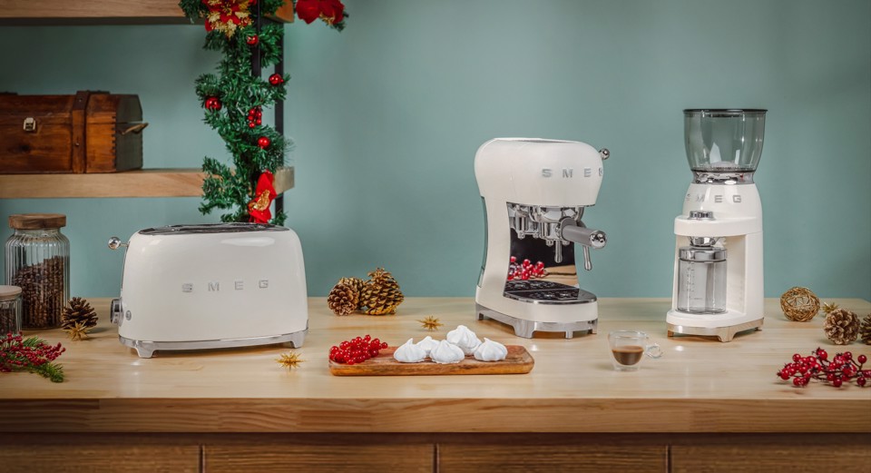 Smeg Tostapane 50's Style – Panna LUCIDO 2x2 – TSF01CREU