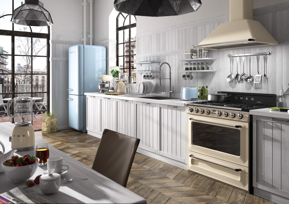 Smeg Tostapane 50's Style – Panna LUCIDO 2x2 – TSF01CREU