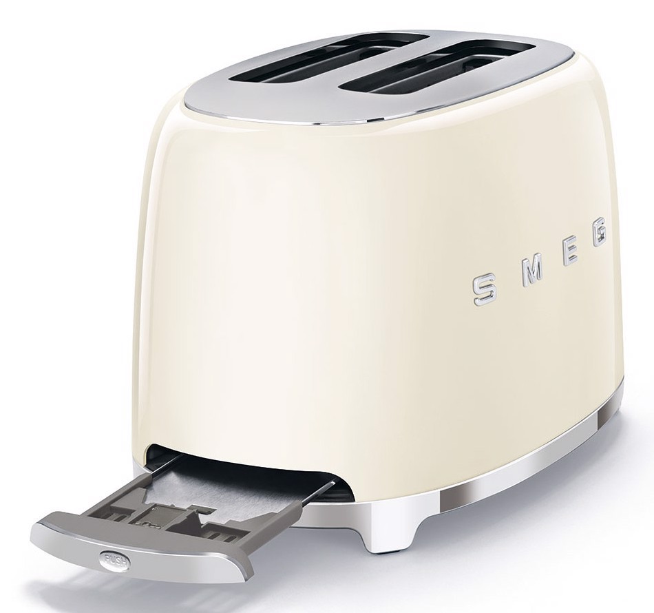 Smeg Tostapane 50's Style – Panna LUCIDO 2x2 – TSF01CREU
