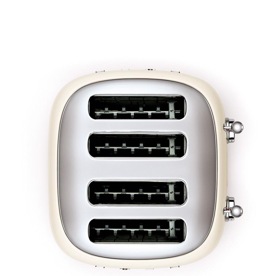 Smeg Tostapane 50's Style – Panna LUCIDO 4x4 – TSF03CREU