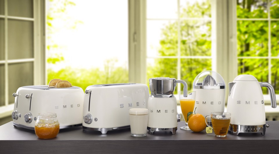 Smeg Tostapane 50's Style – Panna LUCIDO 4x4 – TSF03CREU