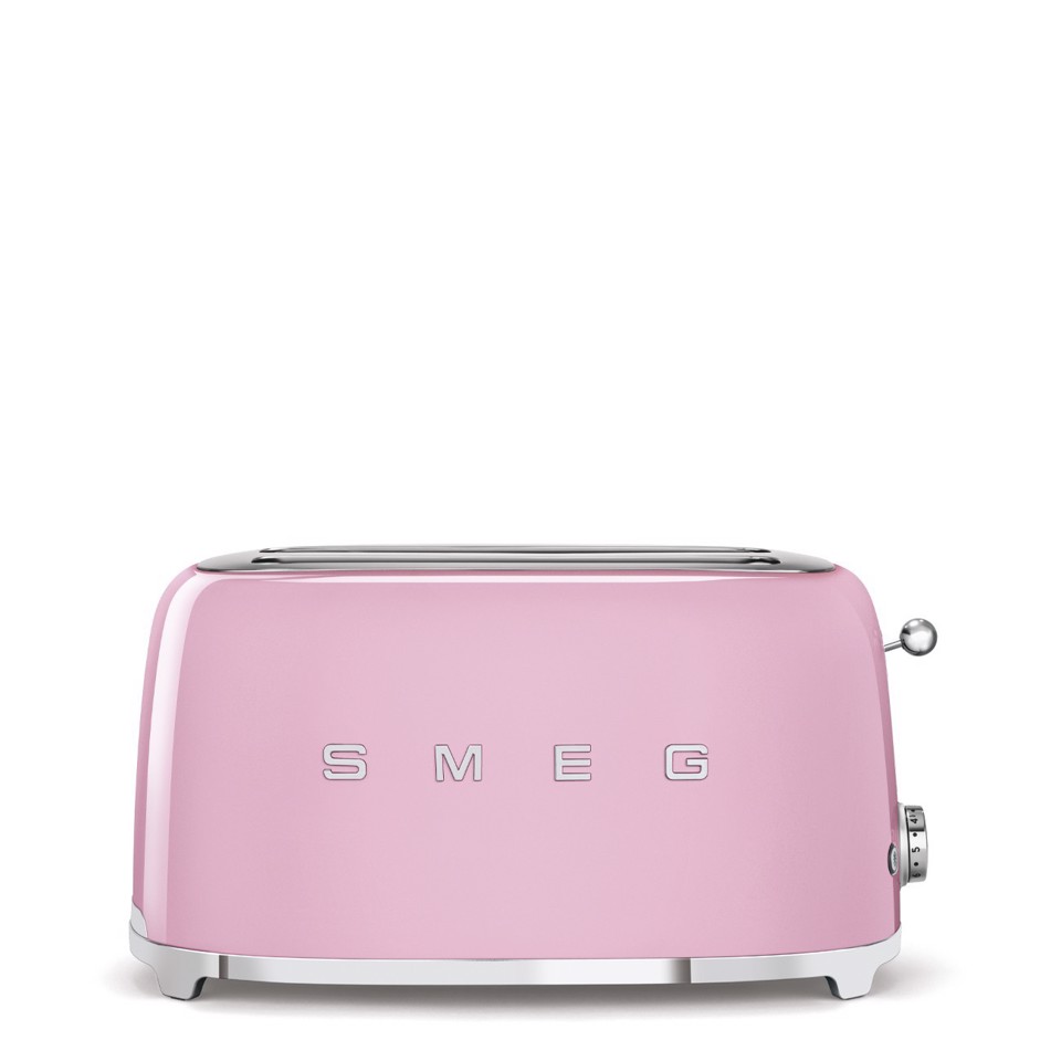 Smeg Tostapane 50's Style – Rosa LUCIDO 2x4 – TSF02PKEU