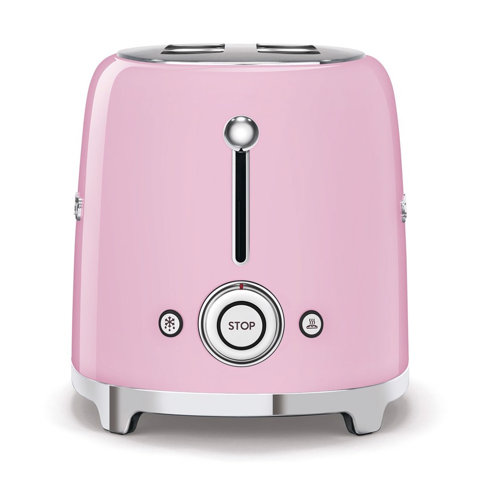 Smeg Tostapane 50's Style – Rosa LUCIDO 2x4 – TSF02PKEU