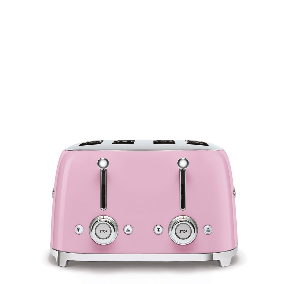 Smeg Tostapane 50's Style – Rosa LUCIDO 4x4 – TSF03PKEU