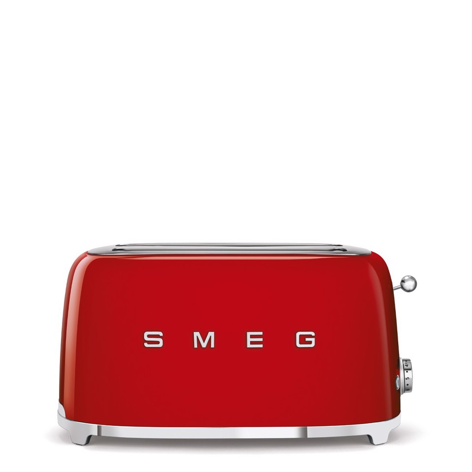 Smeg Tostapane 50's Style – Rosso LUCIDO 2x4 – TSF02RDEU