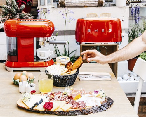 Smeg Tostapane 50's Style – Rosso LUCIDO 2x4 – TSF02RDEU