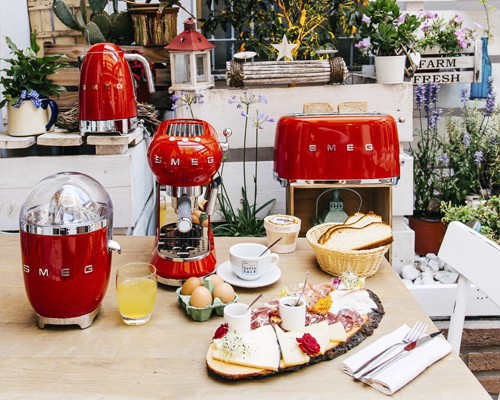 Smeg Tostapane 50's Style – Rosso LUCIDO 2x4 – TSF02RDEU