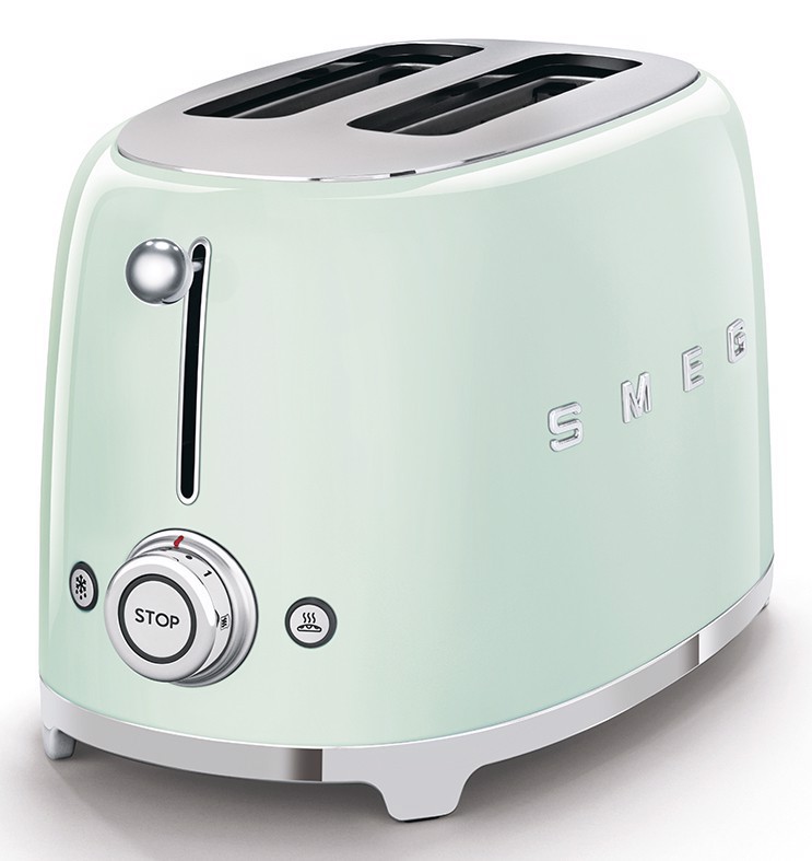 Smeg Tostapane 50's Style – Verde Pastello LUCIDO 2x2 – TSF01PGEU