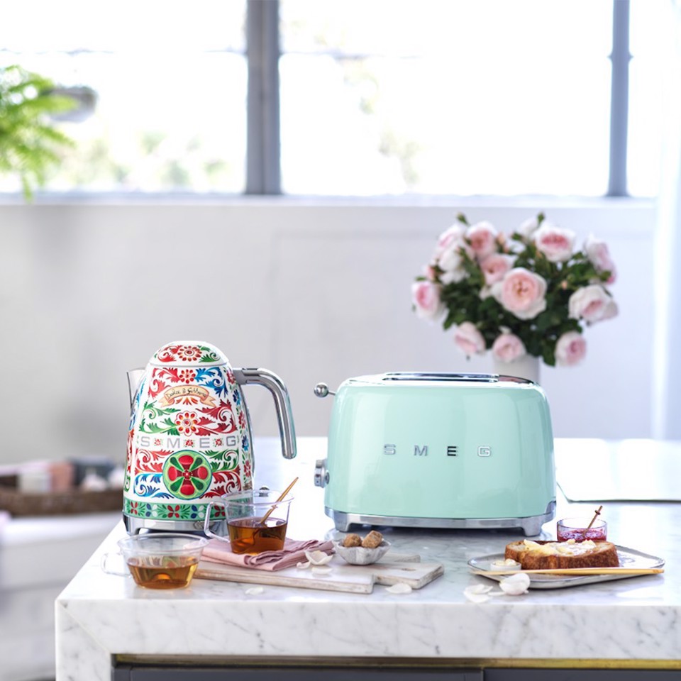 Smeg Tostapane 50's Style – Verde Pastello LUCIDO 2x2 – TSF01PGEU