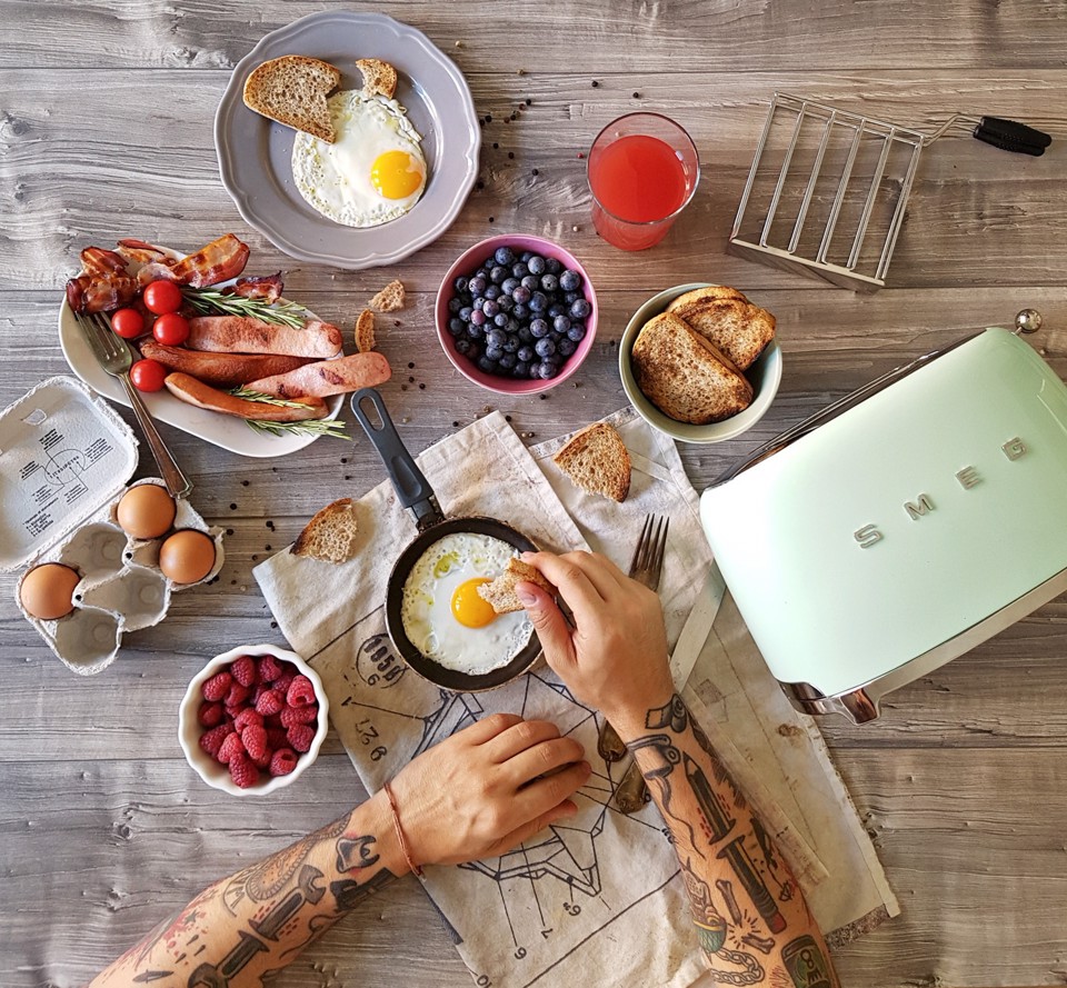 Smeg Tostapane 50's Style – Verde Pastello LUCIDO 2x2 – TSF01PGEU