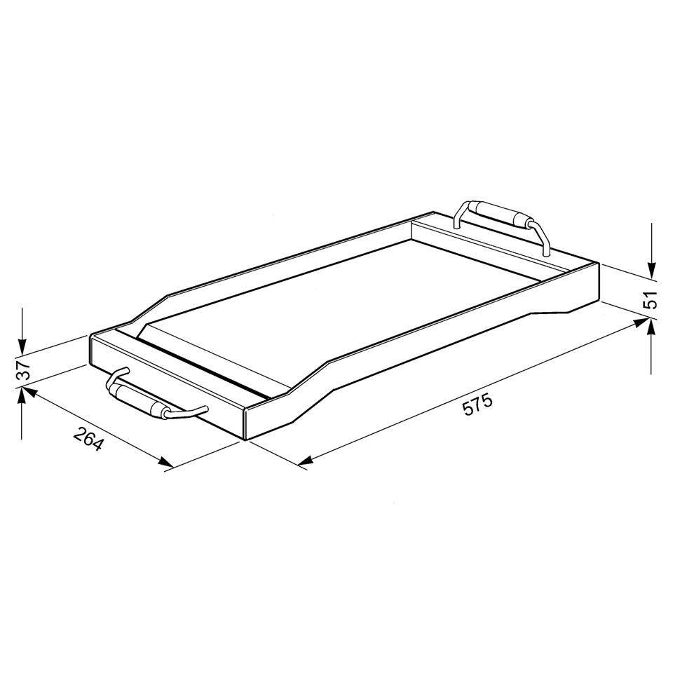 Smeg TPKX accessorio e parte per fornello Piastra teppan-yaki