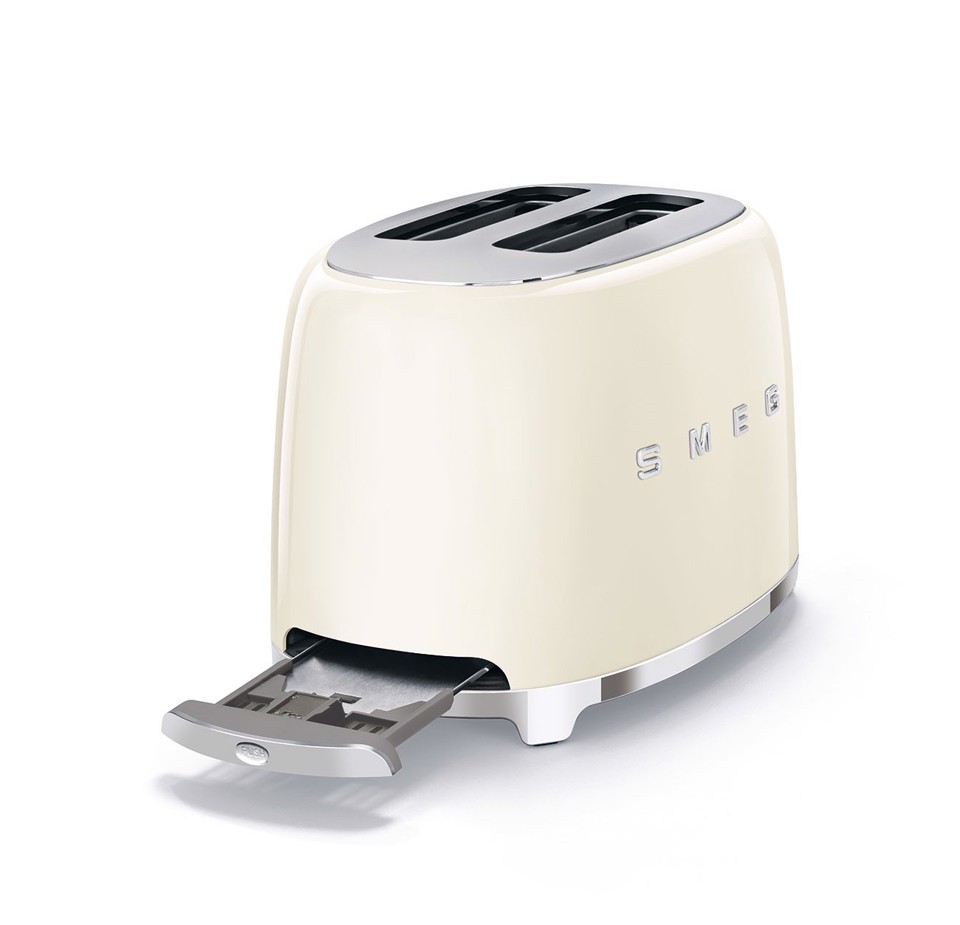 Smeg TSF01CREU tostapane 2 fette 950 W Crema