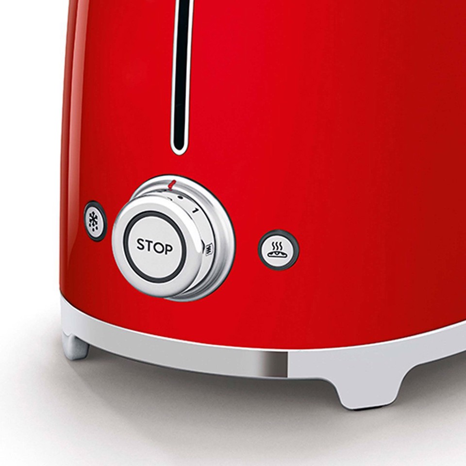 Smeg TSF01RDEU tostapane 2 fetta/e 950 W Rosso