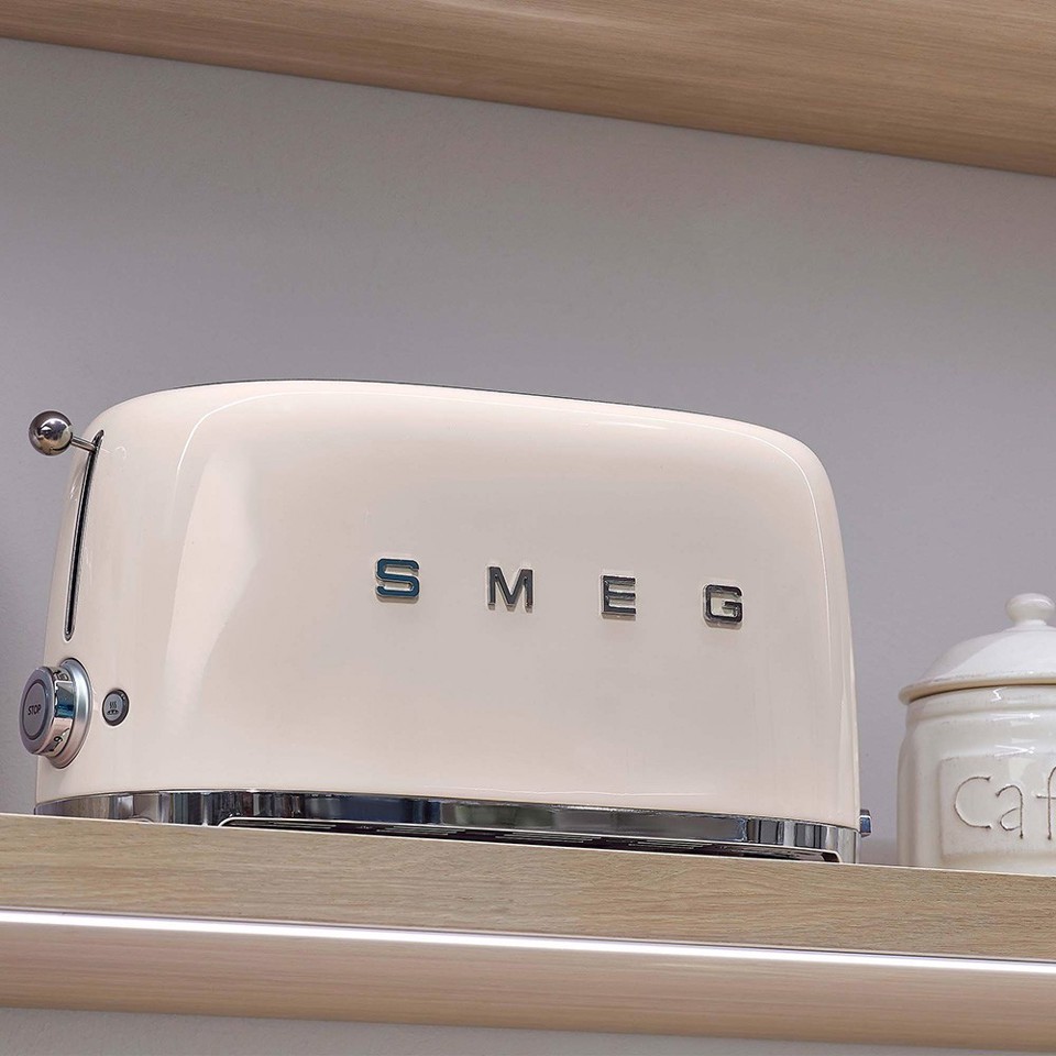Smeg TSF02CREU tostapane 4 fetta/e 1500 W Crema