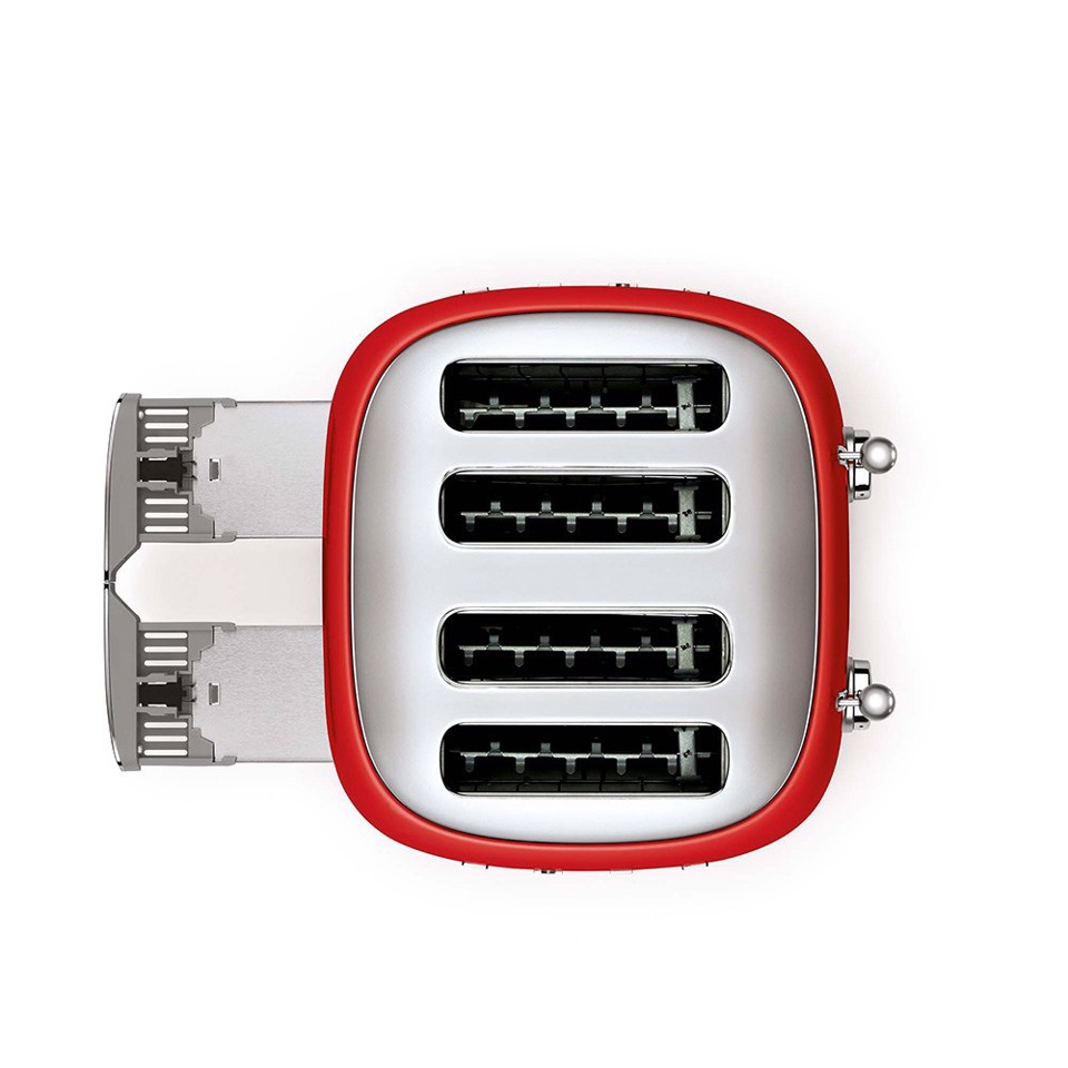 Smeg TSF03RDEU tostapane 4 fetta/e 2000 W Rosso