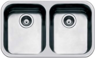 Smeg UM4040 lavello Lavello sottopiano Rettangolare Acciaio inossidabile