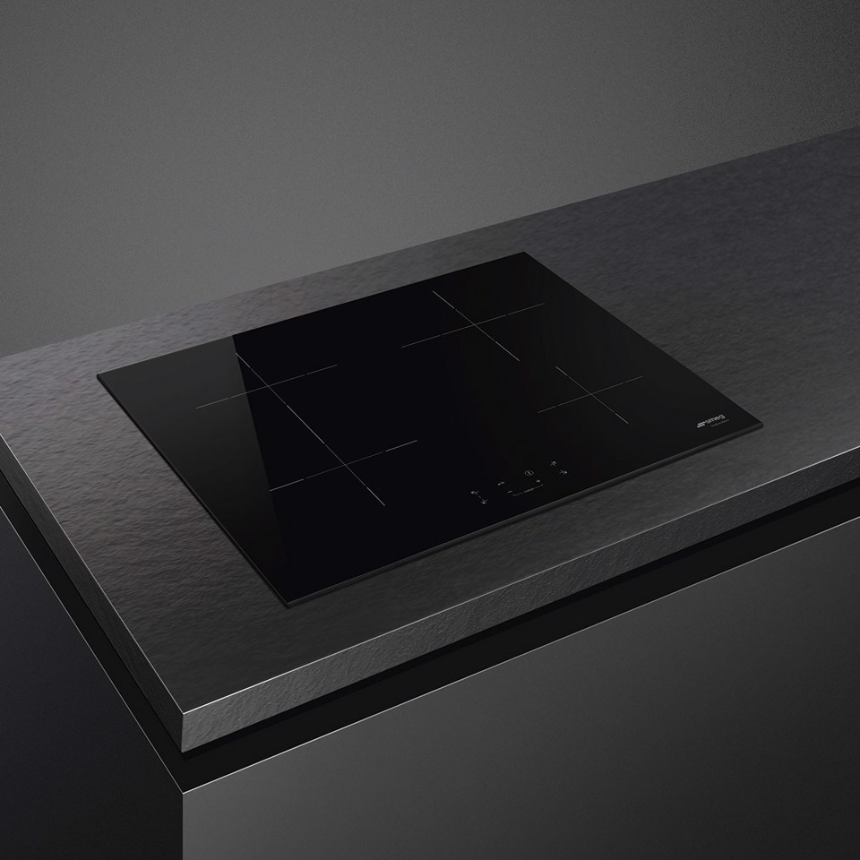 Smeg Universal SI1B2642D piano cottura Nero Da incasso 60 cm Piano cottura a induzione 4 Fornello(i) Made in Italy