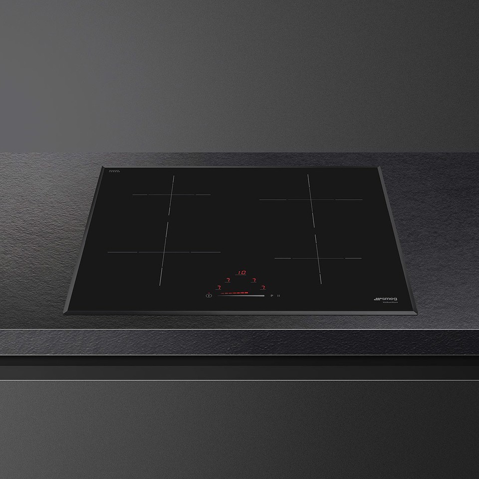 Smeg Universal SI4642B piano cottura Nero Da incasso 60 cm Piano cottura a induzione 4 Fornello(i)