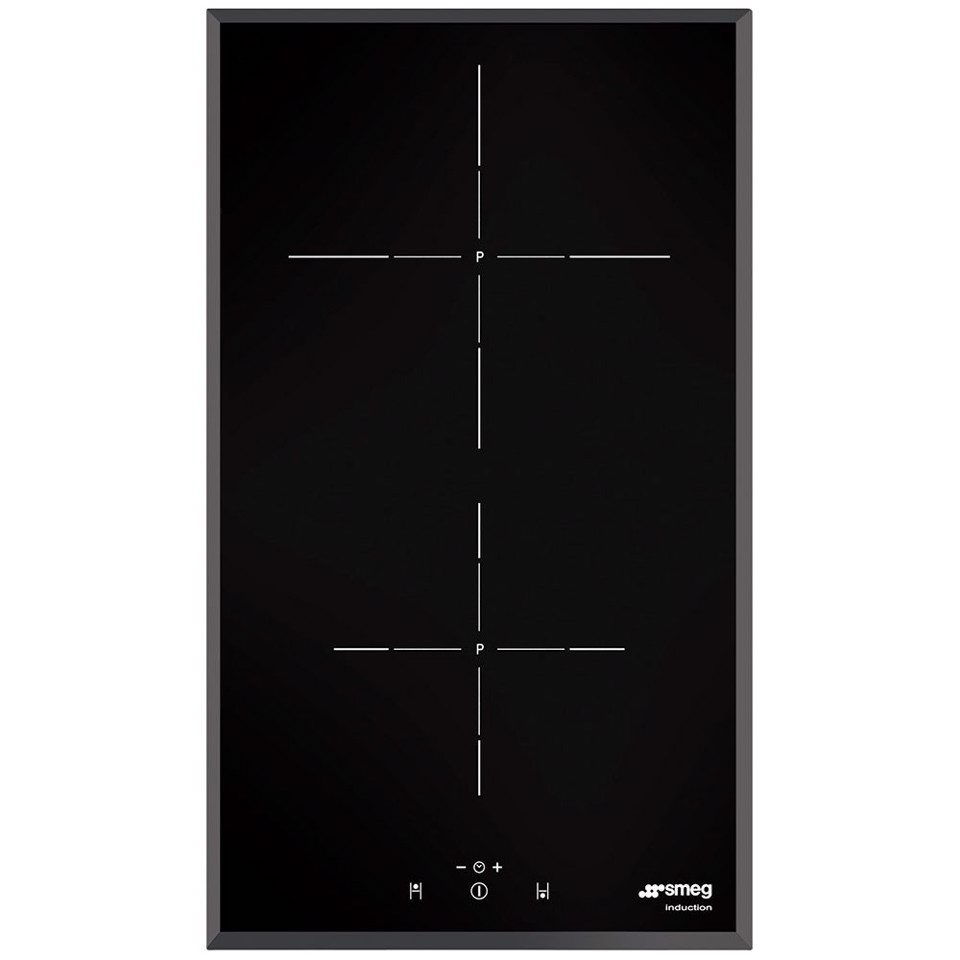 Smeg Universal Universale Piano di cottura SI5322B Nero Made in Italy