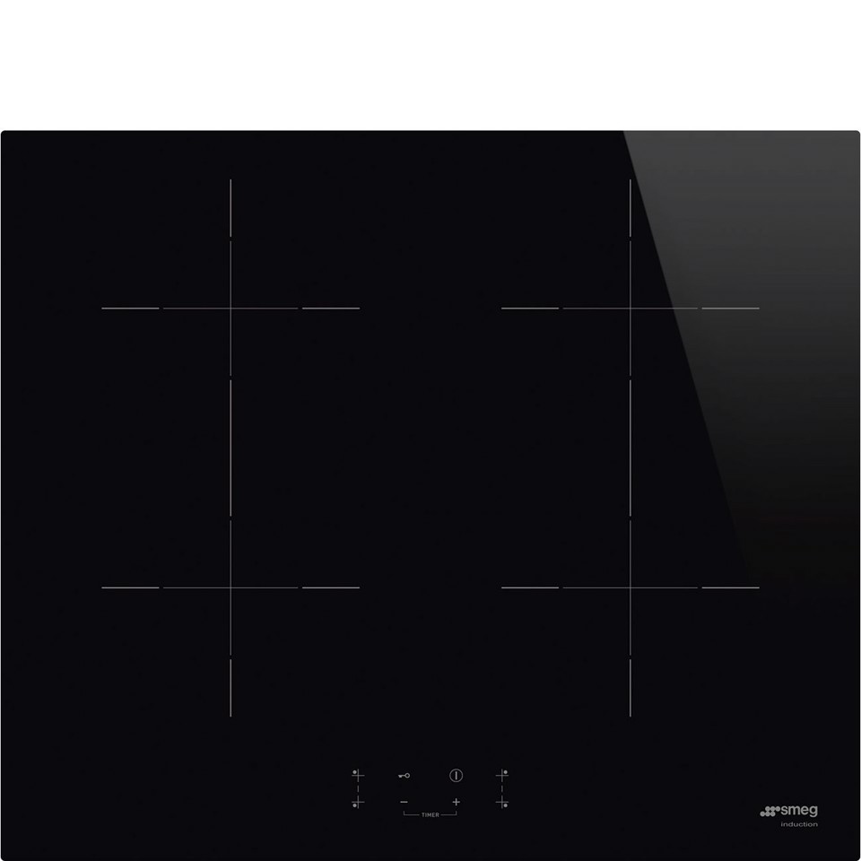 Smeg Universal Universale Piano di cottura SIB2641D Nero Made in Italy