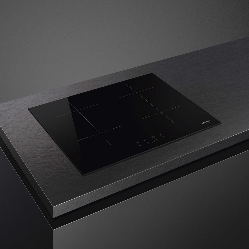 Smeg Universal Universale Piano di cottura SIB2641D Nero Made in Italy