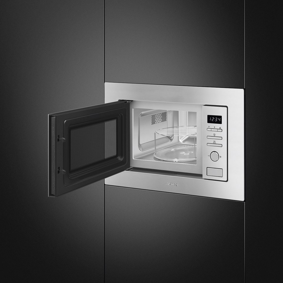 Smeg Universale Microonde FMI020X Acciaio Inox