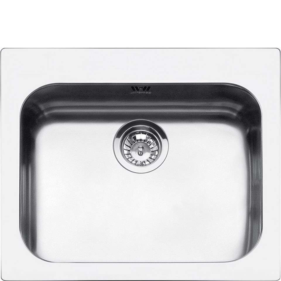 Smeg VS50P3 lavello Lavello montato su piano Rettangolare Acciaio inossidabile Made in Italy