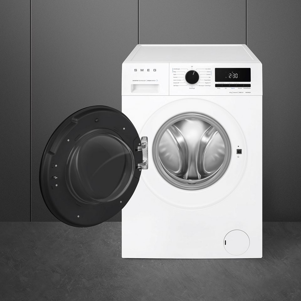 Smeg W3C062A lavatrice Caricamento frontale 6 kg 1200 Giri/min Bianco