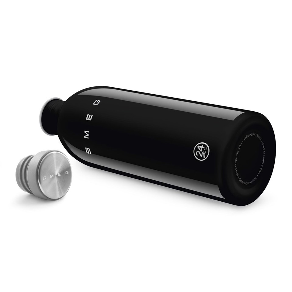 Smeg WBF02BL borraccia Uso quotidiano 1000 ml Acciaio inox Nero