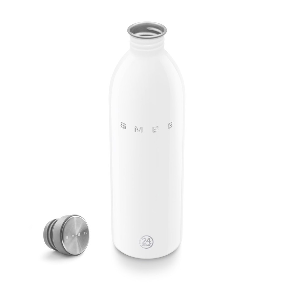 Smeg WBF02WH borraccia Uso quotidiano 1000 ml Acciaio inox Bianco