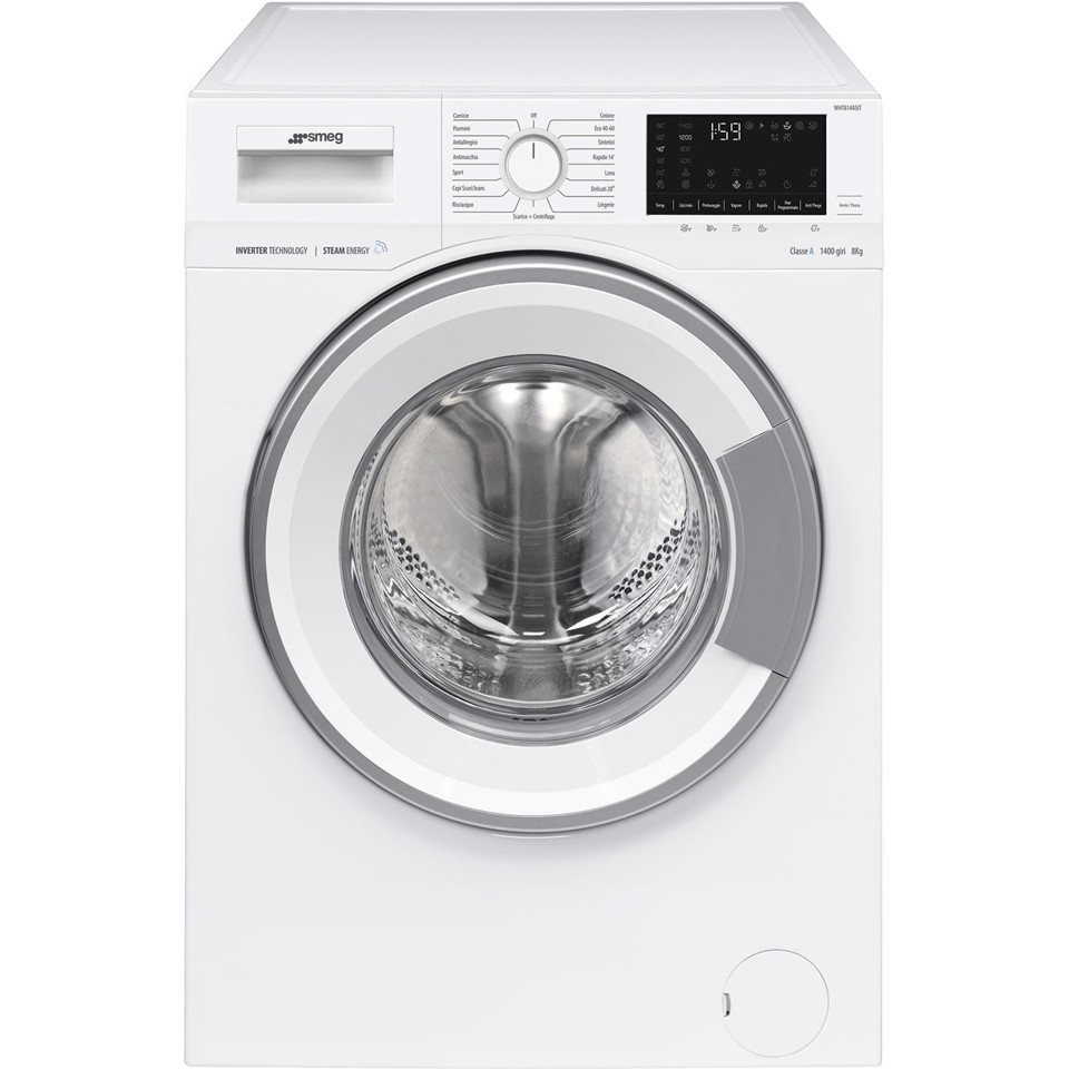 Smeg WHT814ASIT lavatrice Caricamento frontale 8 kg 1400 Giri/min A Bianco