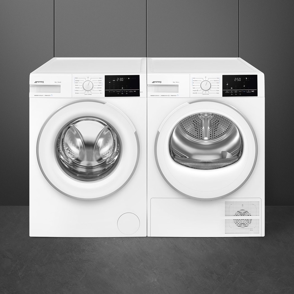Smeg WN84SEA lavatrice Caricamento frontale 8 kg 1400 Giri/min A Bianco