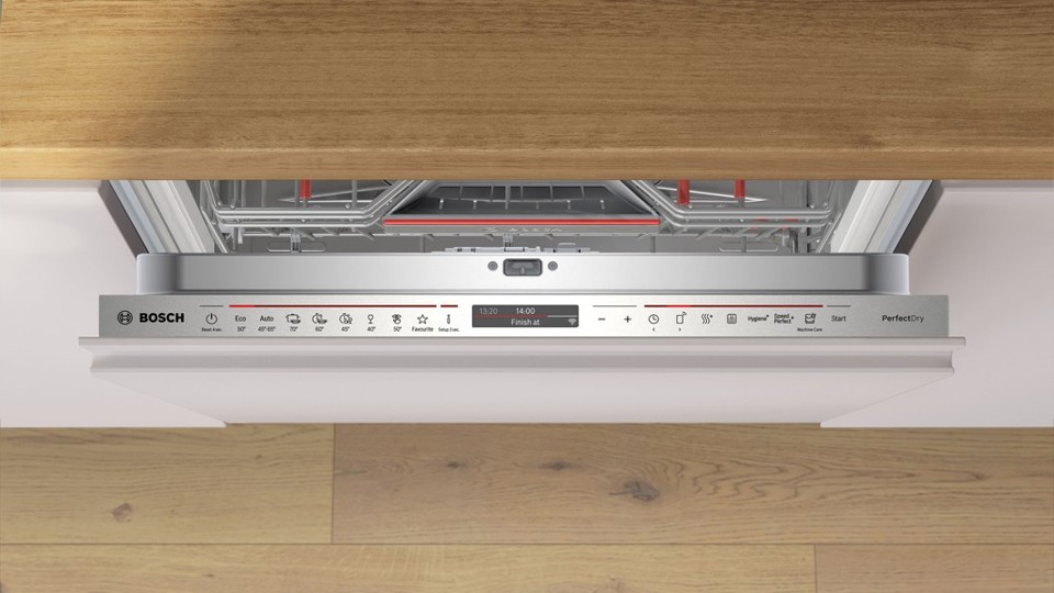 SMV8YCX04E Serie 8 Lavastoviglie da incasso a scomparsa totale 14 coperti Classe A