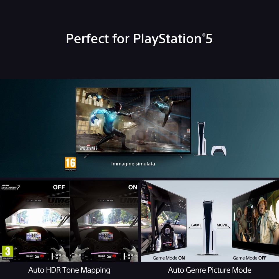 Sony BRAVIA XR XR8A 165,1 cm (65") 4K Ultra HD OLED Smart TV Wi-Fi Nero