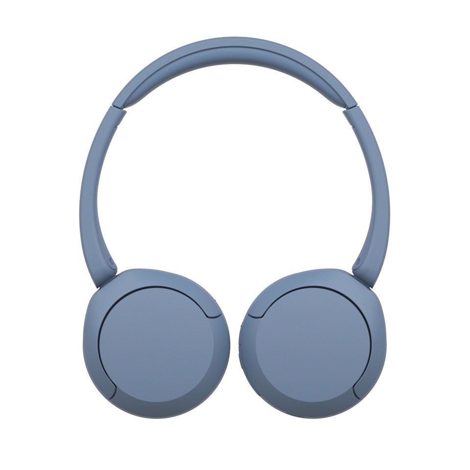 Sony Cuffie Bluetooth wireless WH-CH520 - Durata della batteria fino a 50 ore con ricarica rapida, stile on-ear - Blu