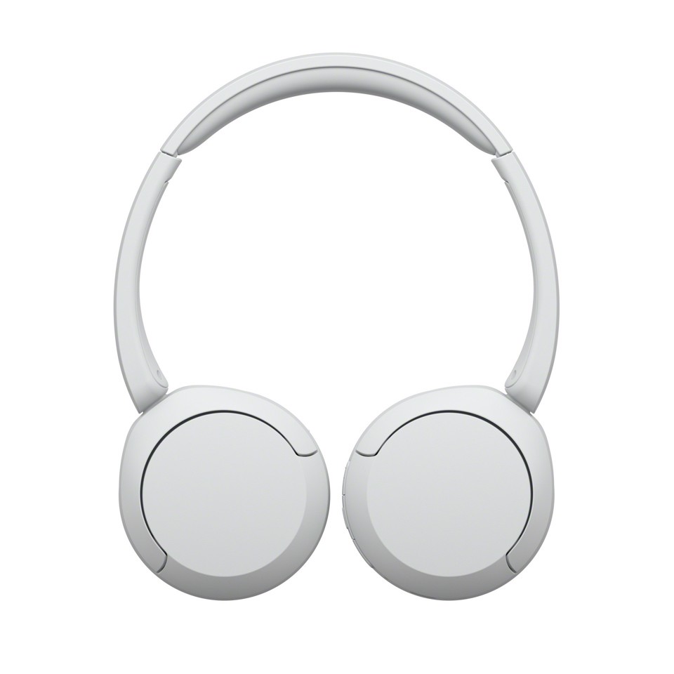 Sony Cuffie Bluetooth wireless WH-CH520 - Durata della batteria fino a 50 ore con ricarica rapida, stile on-ear - Bianco