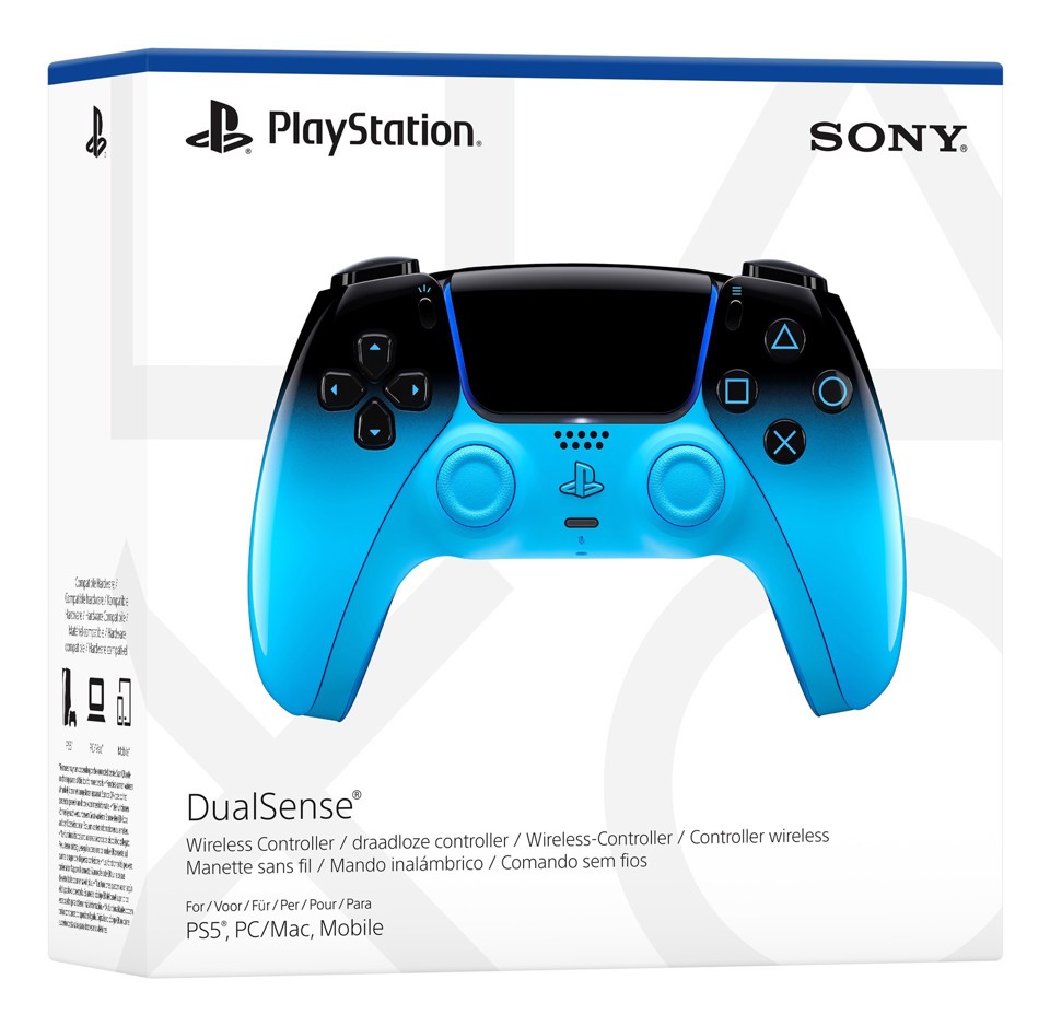 Sony DualSense Blu Bluetooth/USB Gamepad Analogico/Digitale Android, MAC, PC, PlayStation 5, iOS