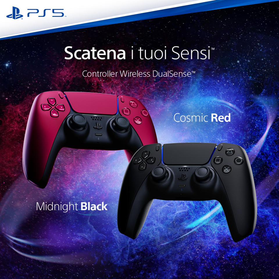 Sony DualSense Nero Bluetooth/USB Gamepad Analogico/Digitale PlayStation 5