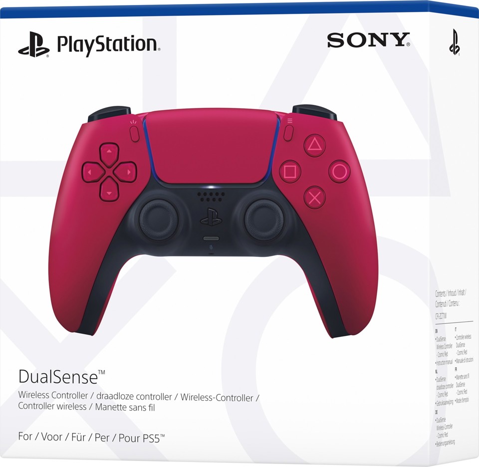 Sony DualSense Nero, Rosso Bluetooth/USB Gamepad Analogico/Digitale Android, MAC, PC, PlayStation 5, iOS
