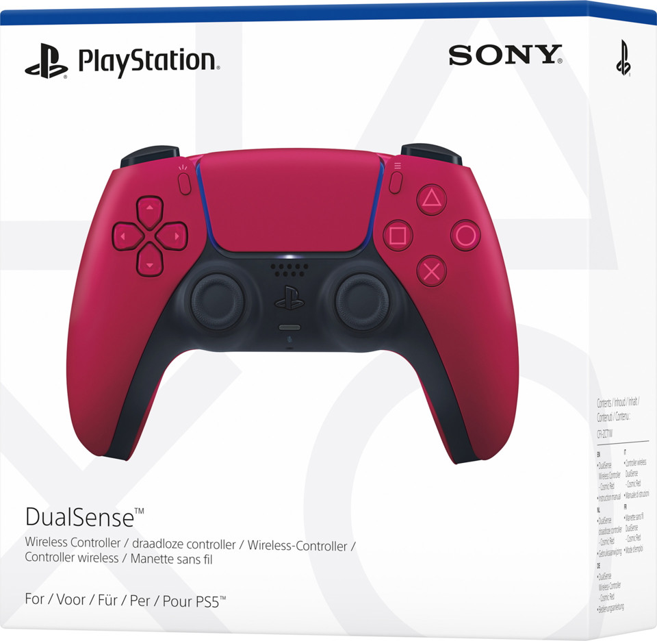Sony DualSense Nero, Rosso Bluetooth/USB Gamepad Analogico/Digitale PlayStation 5