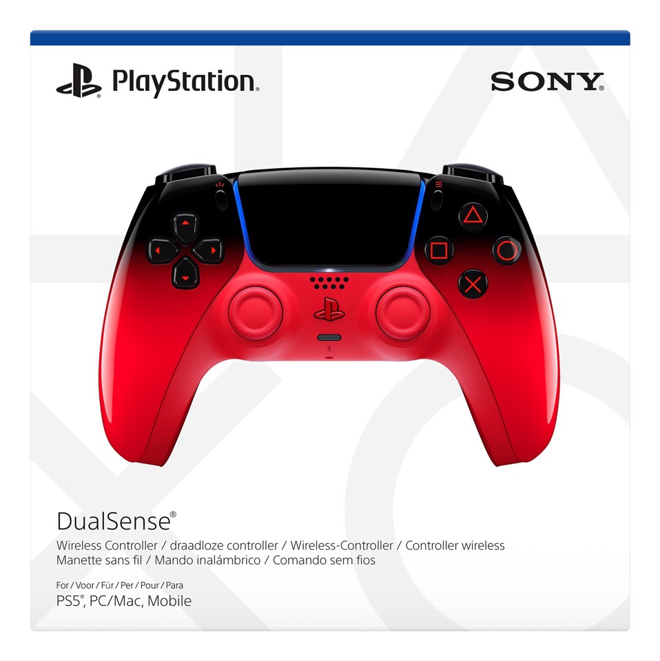 Sony DualSense Rosso Bluetooth/USB Gamepad Analogico/Digitale Android, MAC, PC, PlayStation 5, iOS