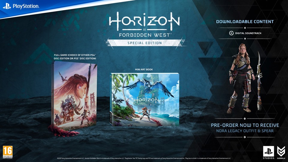 Sony Horizon: Forbidden West, Special Edition Basic Arabo, Tedesca, ESP, Francese, ITA, Giapponese, Polacco, Portoghese, Russo PlayStation 4