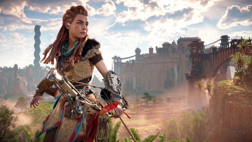 Sony Horizon Zero Dawn Remastered Edition PS5 Rimasterizzata Arabo, BRA, Tedesca, Inglese, ESP, Francese, ITA, Polacco, Portoghese, Russo PlayStation 5
