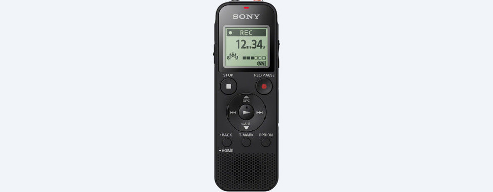 Sony ICD-PX470 dittafono Memoria interna e scheda di memoria Nero