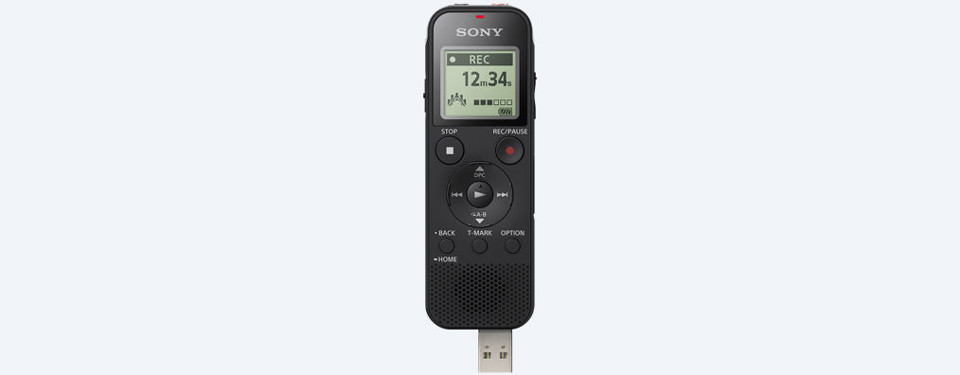 Sony ICD-PX470 dittafono Memoria interna e scheda di memoria Nero