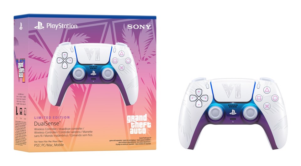 Sony Interactive Entertainment Controller wireless DualSense - Grand Theft Auto VI Bianco Edizione limitata