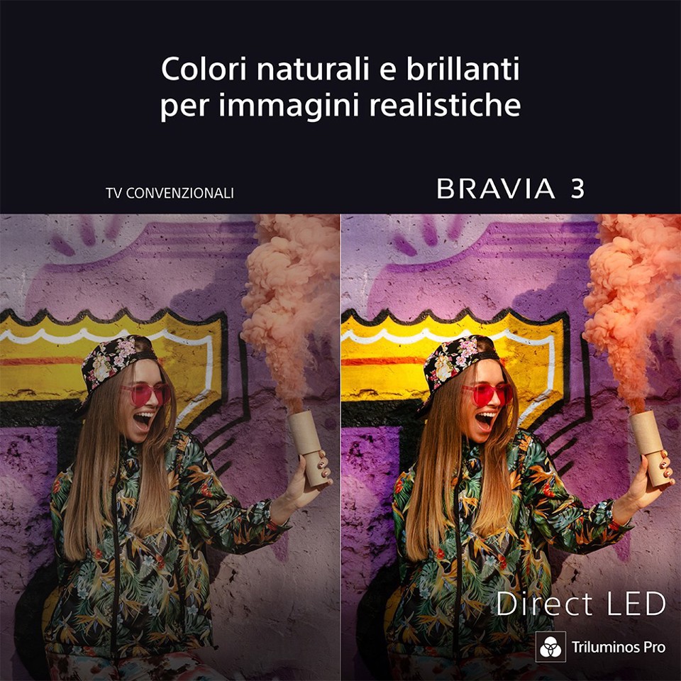 Sony K-85S3 2,15 m (84.6") 4K Ultra HD Smart TV Wi-Fi Nero