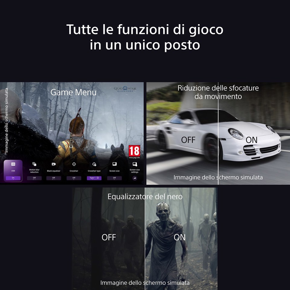 Sony K-85S3 2,15 m (84.6") 4K Ultra HD Smart TV Wi-Fi Nero