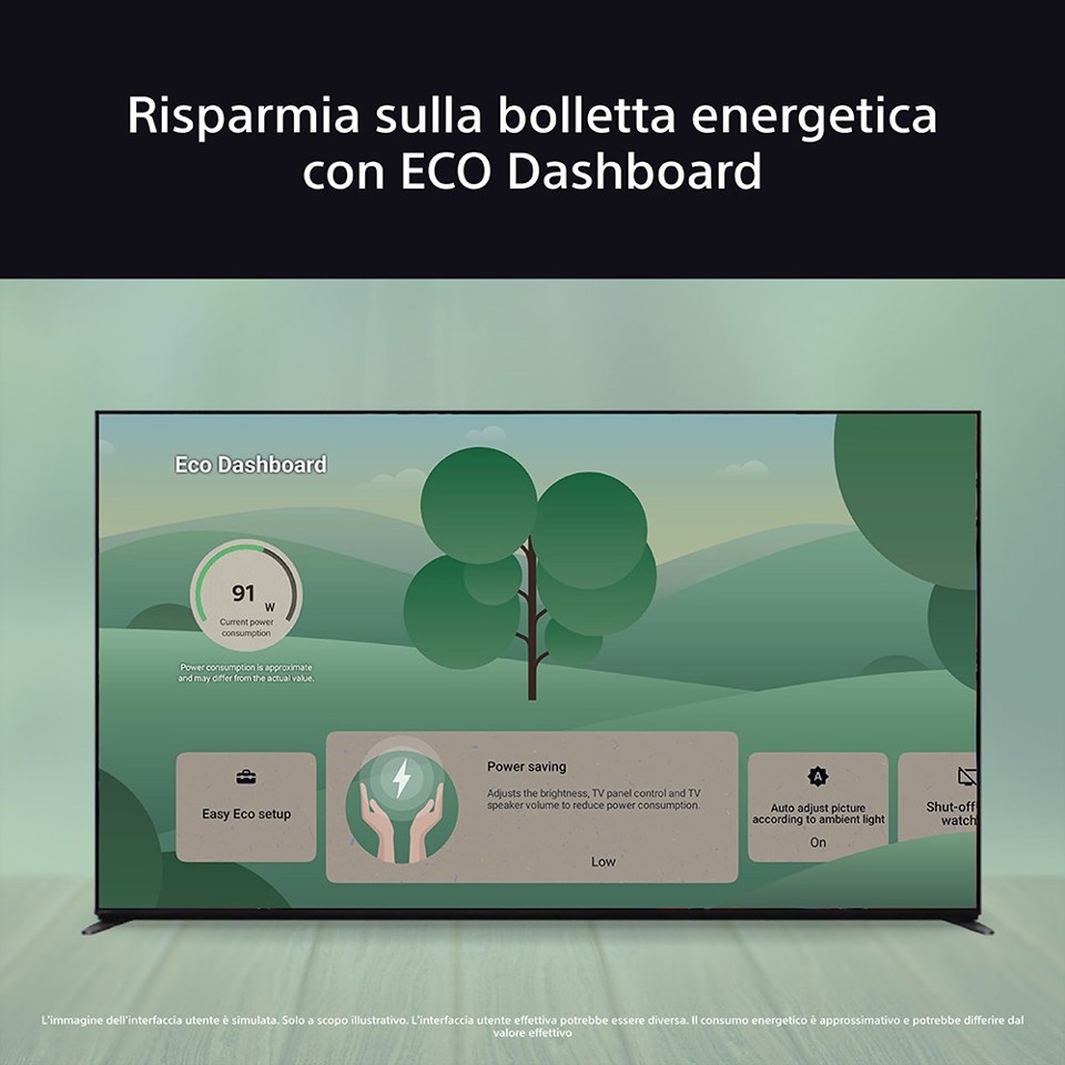 Sony K-85S3 2,15 m (84.6") 4K Ultra HD Smart TV Wi-Fi Nero