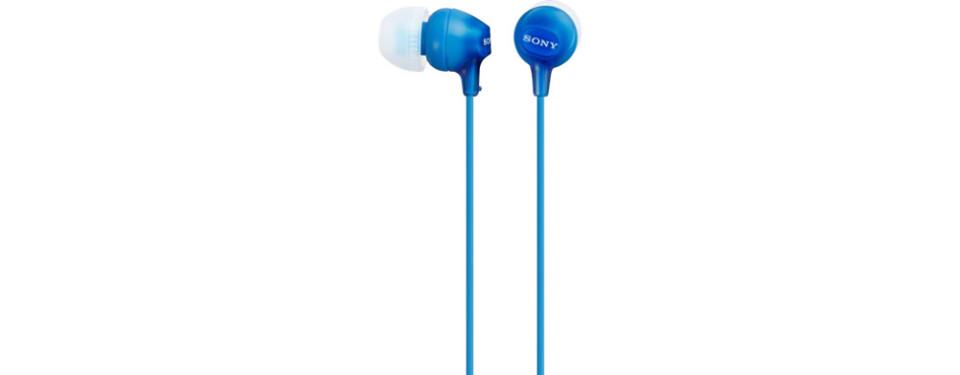 Sony MDR-EX15AP Cuffia Auricolare Connettore 3.5 mm Blu